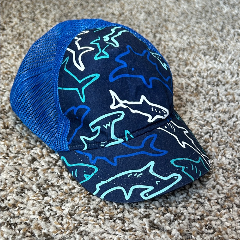 Cat & Jack Blue Mesh Hat with Shark Design